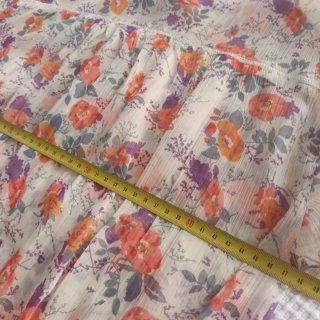 Blusa Sfera floral gasa talla M