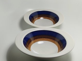 2 piatti fondi ovali Studio Linie Rosenthal '70