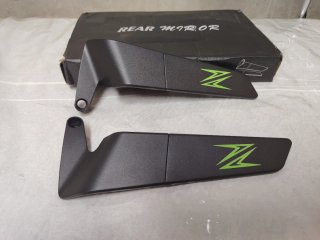 Retrovisores Moto Alerón Kawasaki Z Negro Mate