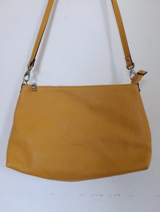 Borsa Ripani vera pelle gialla