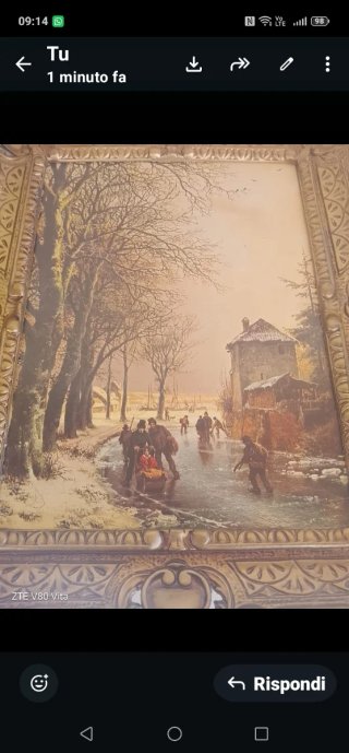 Quadro artistico dorato