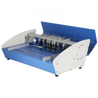 Máquina de Creasing Eléctrica de 20.5" 520mm 3 en 1 para Papel, Perforadora y Puntuadora, Creaser Eléctrico de Metal de Alta Resistencia para Papel, Tarjeta y Puntuación de Libros