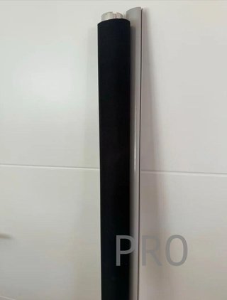 Tenda a Rullo Nera, 150x180cm
