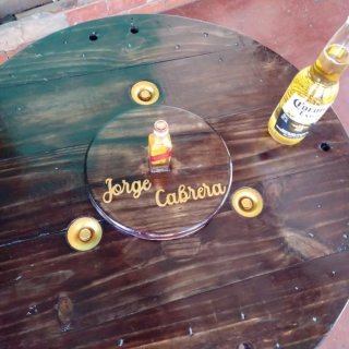 Mesa Bar Artesanal de madera..
