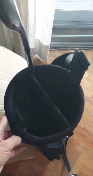 Bolsa de palos de golf Titleist negra