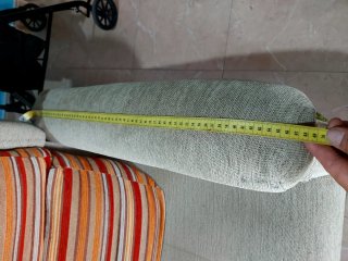 2 Sillones Reclinables Tela Beige 150e los 2