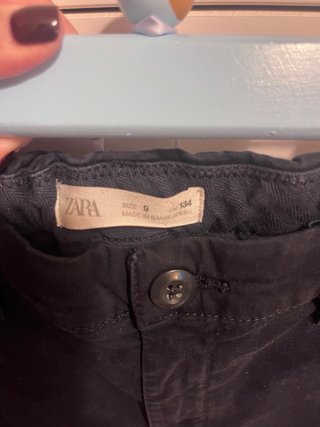 Bermudas niño Zara azul marino talla 9