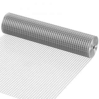 Malla de Hardware, 1/2 pulgada 24in x 25 pies 19 Gauge, Malla de Alambre Galvanizado por Inmersión en Caliente, Cercado de Alambre para Pollos, Malla de Alambre para Jaulas de Conejos, Jardín, Peq...