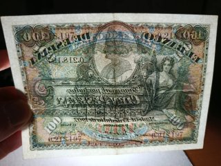 Billete 100 Pesetas 1907 EBC