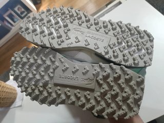 Zapatillas Lacoste Elite Blancas y Grises
