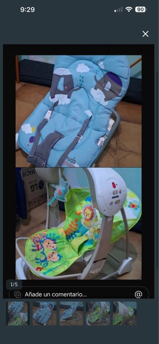 2 Hamacas infantiles