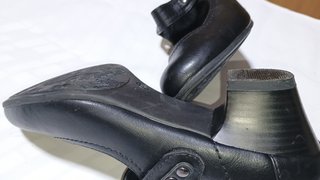 Scarpe donna eleganti nere con cinturino