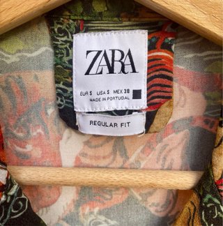 Camisa estampada de Zara
