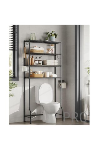 Scaffale da bagno a 4 ripiani