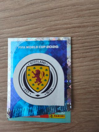 Cromo Escudo Escocia Mundial 2026 - Único defecto