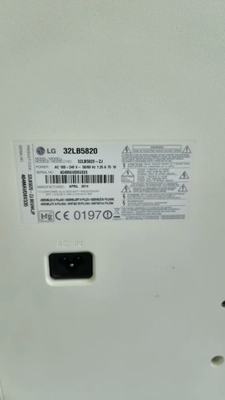 SMART TV LG 32LB5820 32” FULL HD