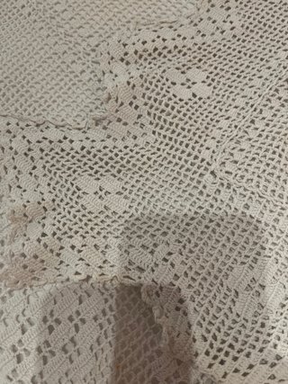 Cubre cama crochet hecho a mano