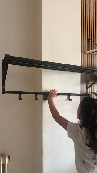 Estantería Colgador Ikea Metal/Madera