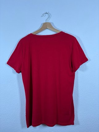 Camiseta Calvin Klein Jeans Roja Logo CK