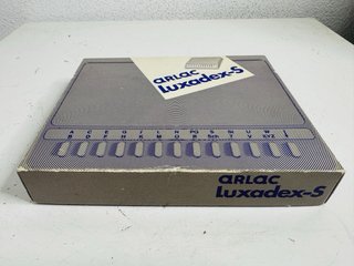 Listín telefónico Arlac Luxadex-S vintage