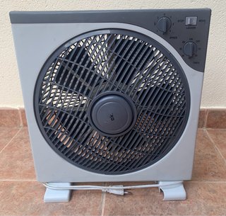 Ventilador ok. gris y blanco