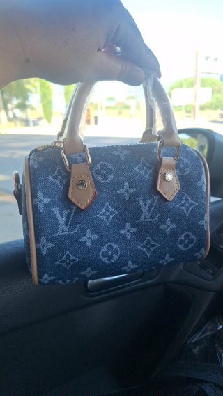Bolso Denim Beige/Azul