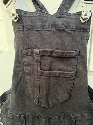 Peto/Mono corto negro Talla M