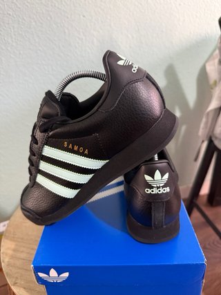 Zapatillas Adidas Samoa J Talla 38 Negro/Verde Men