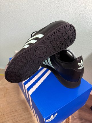 Zapatillas Adidas Samoa J Talla 38 Negro/Verde Men