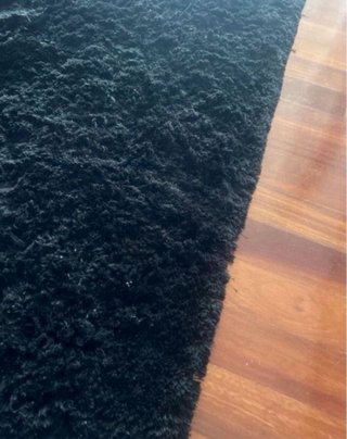 Alfombra grande pelo negro