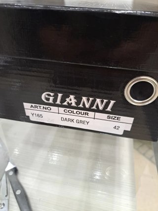 Scarpe tela uomo tg. 42 antracite