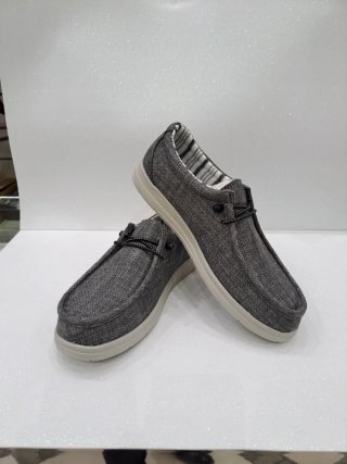 Scarpe tela uomo tg. 42 antracite