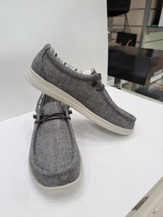 Scarpe tela uomo tg. 42 antracite