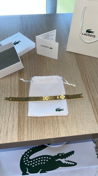 Pulsera Lacoste Oro - SIN ESTRENAR