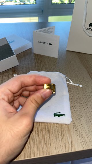 Pulsera Lacoste Oro - SIN ESTRENAR