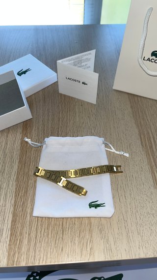 Pulsera Lacoste Oro - SIN ESTRENAR