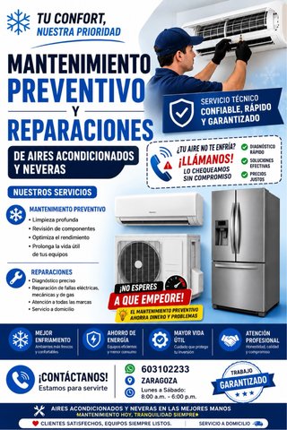 Mantenimientode aire acondicionado