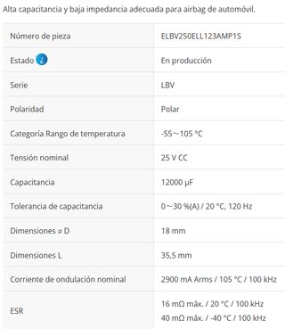 10 Condensadores NIPPON CHEMI-CON 12000uF 25V