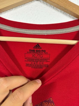 Camiseta Adidas Roja Logo