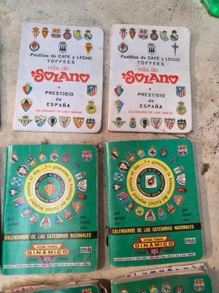 Lote 12 Calendarios Liga Fútbol Solano