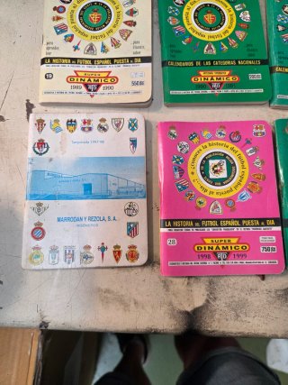 Lote 12 Calendarios Liga Fútbol Solano