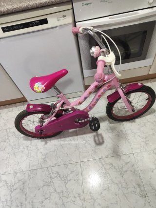 Bicicleta Niña Rosa Hello Kitty