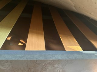 Estructura de cama con cabezal y somier 150 x 200