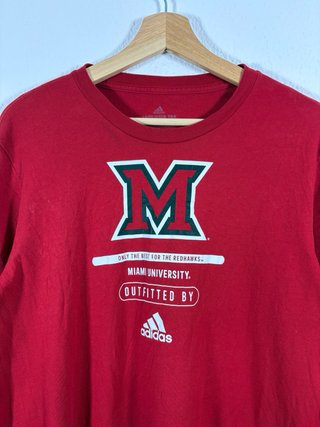Camiseta Adidas Roja Miami University