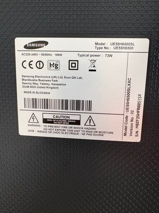 Televisión 55, Samsung