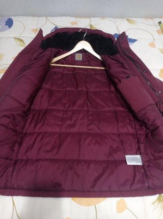Parka Carhartt WIP Anchored granate Talla S