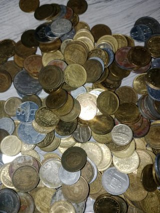 Moneda  Peseta  España por 1 euro.