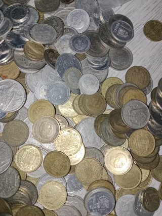 Moneda  Peseta  España por 1 euro.