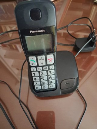Teléfono Inalámbrico Panasonic Negro