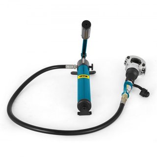 Herramienta de Crimpado Hidráulica 6T V12-28mm TH16-32mm Pinzas de Prensa, Pinzas de Crimpado para Tubos en Forma de V/TH, Pinzas de Prensa de Cabeza Giratoria 360° de Mano Herramienta de Crimpado...